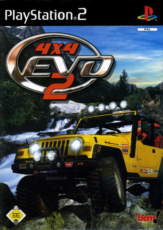 4x4 Evo box art for Playstation 2